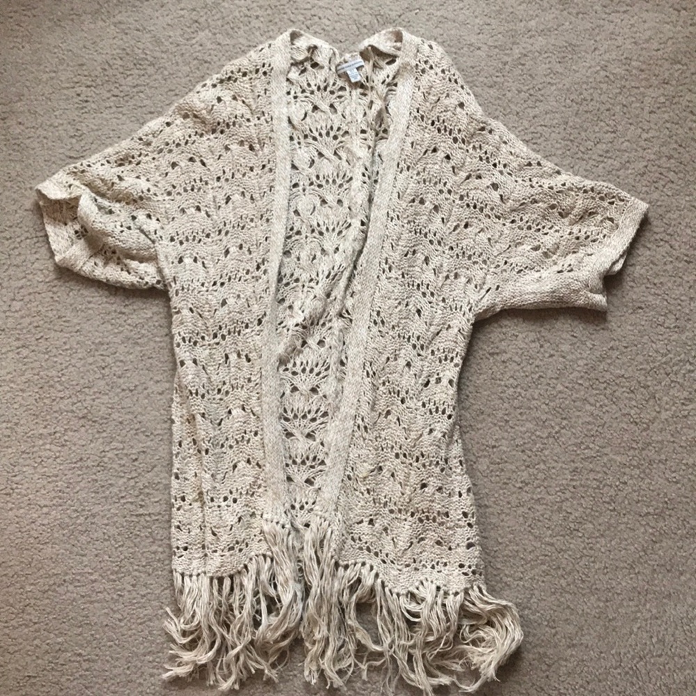 American Eagle lightweight short-sleeve cardigan